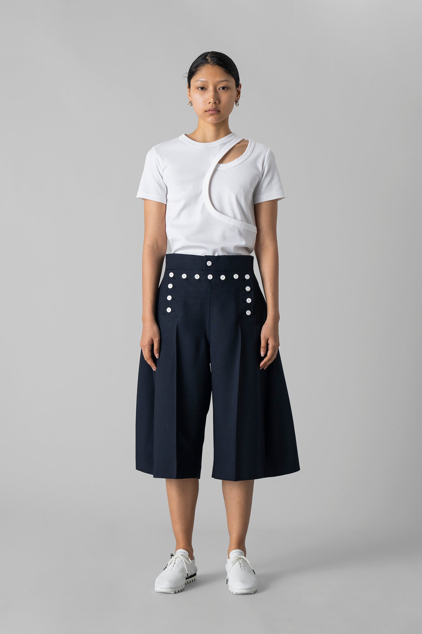 SAILOR BARREL-LEG SHORTS