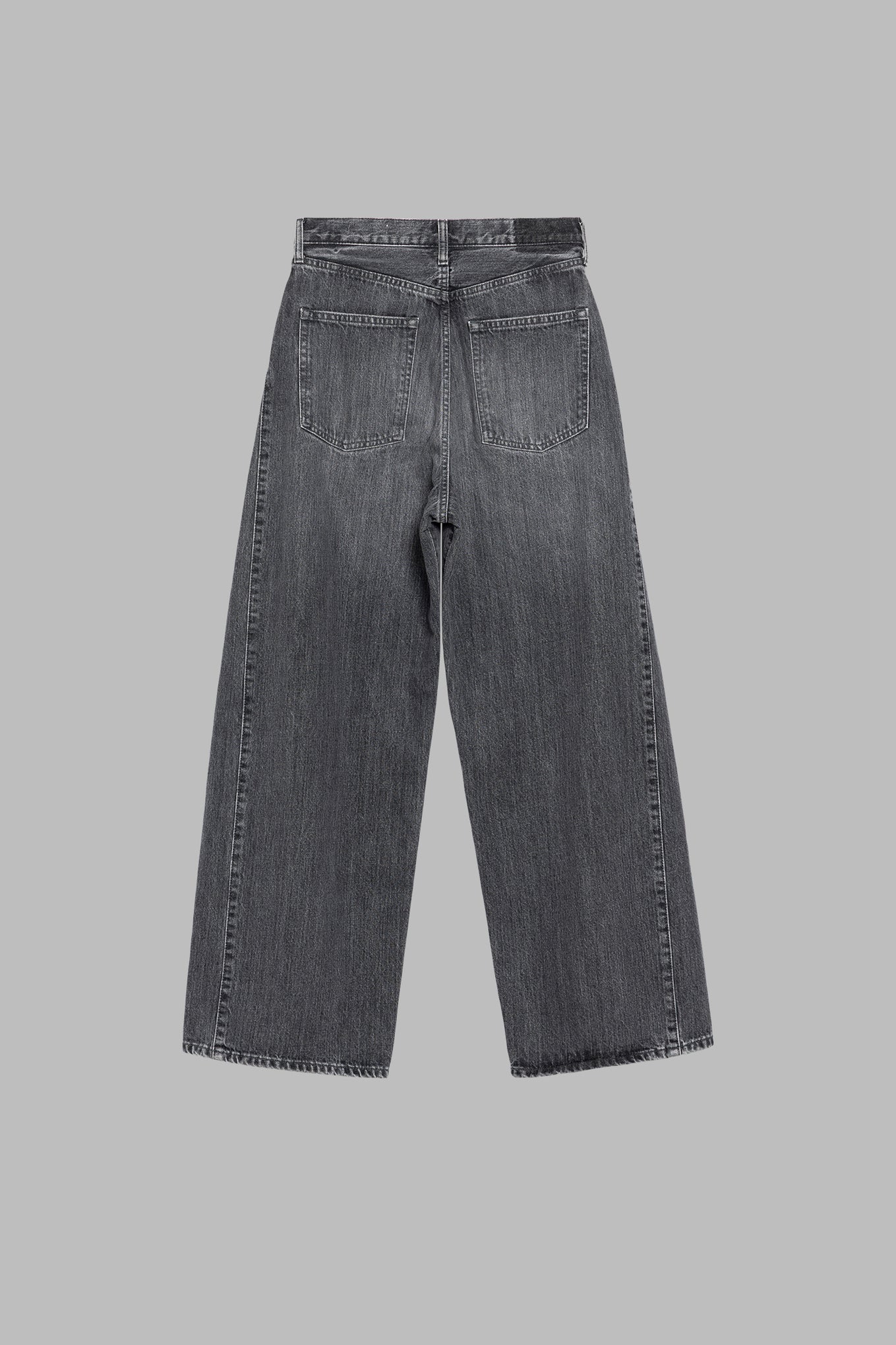 BARREL-LEG DENIM JEANS – HYKE ONLINE STORE