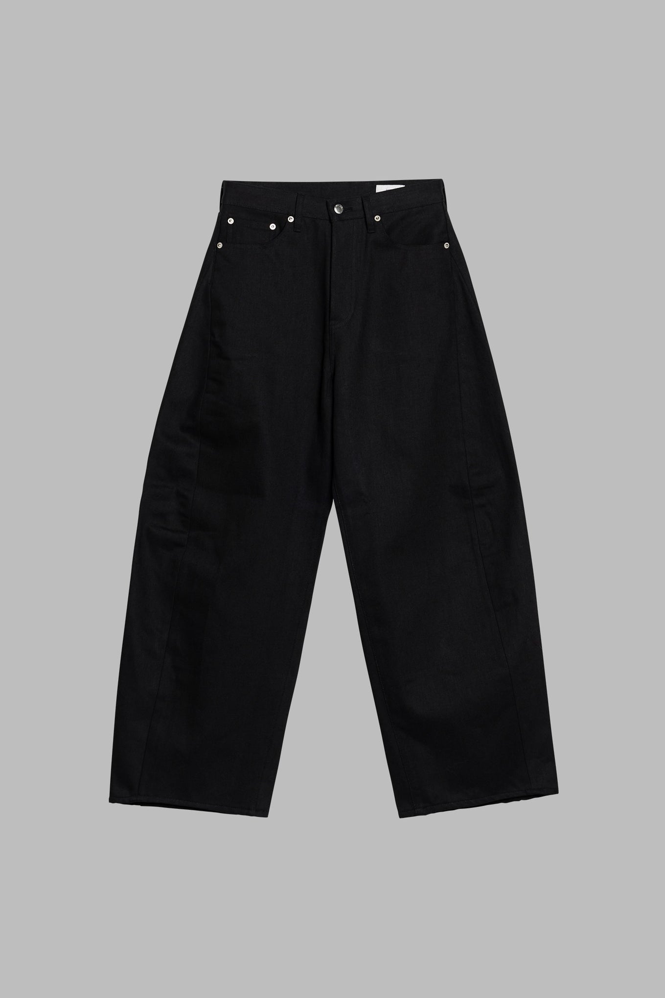 BARREL-LEG TWILL JEANS
