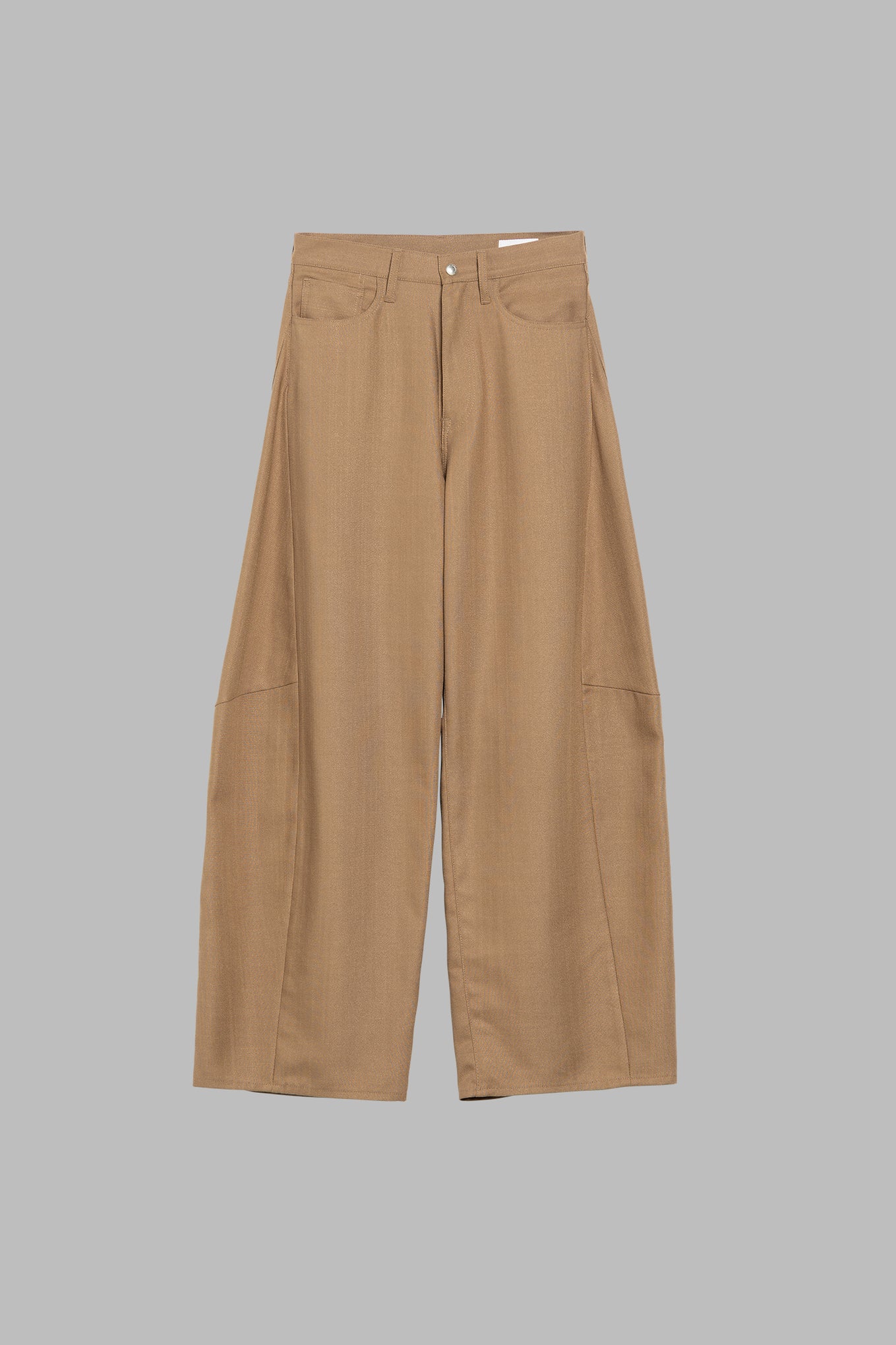 OXFORD BARREL-LEG JEANS