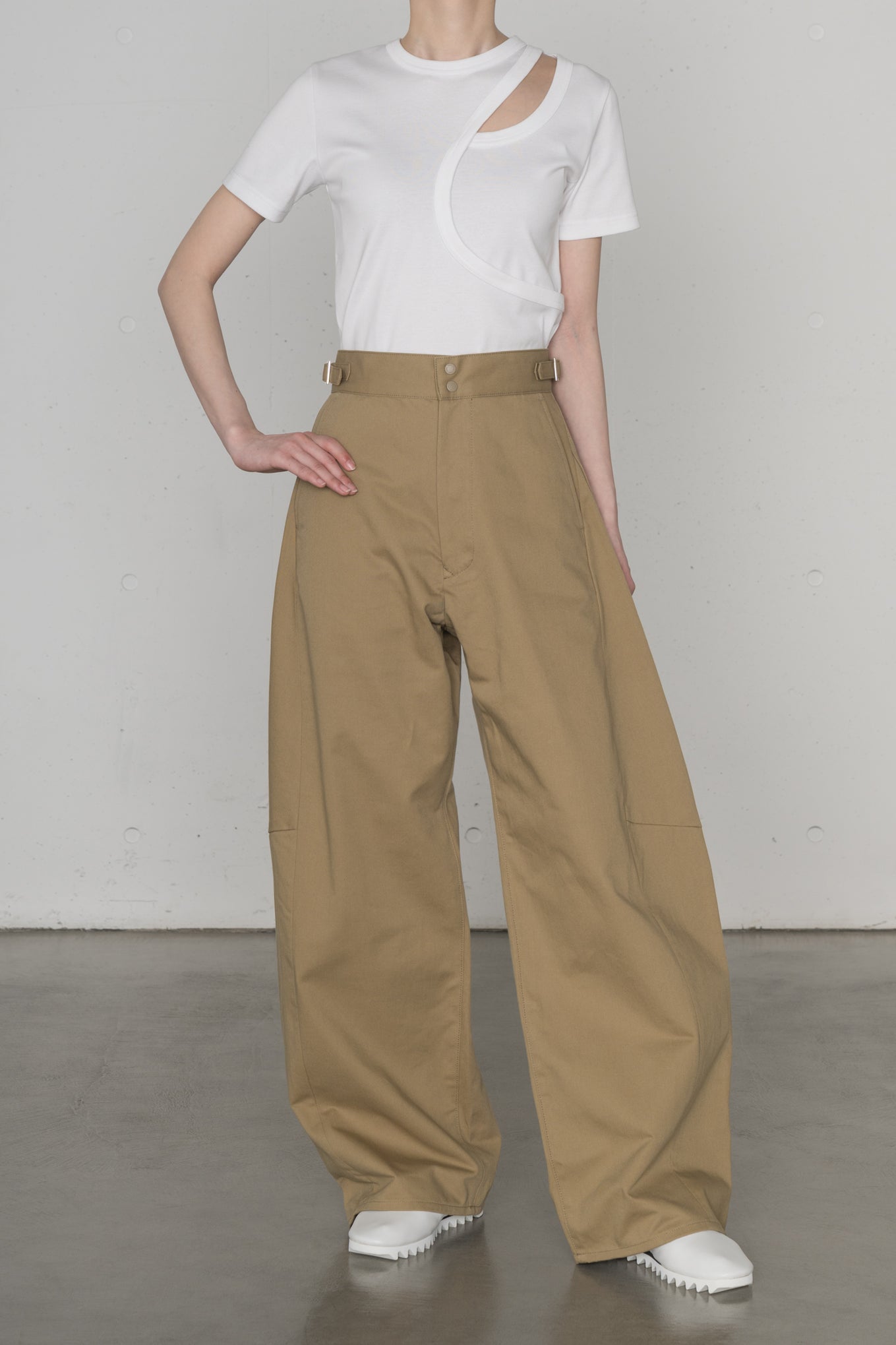 COTTON GURKHA PANTS