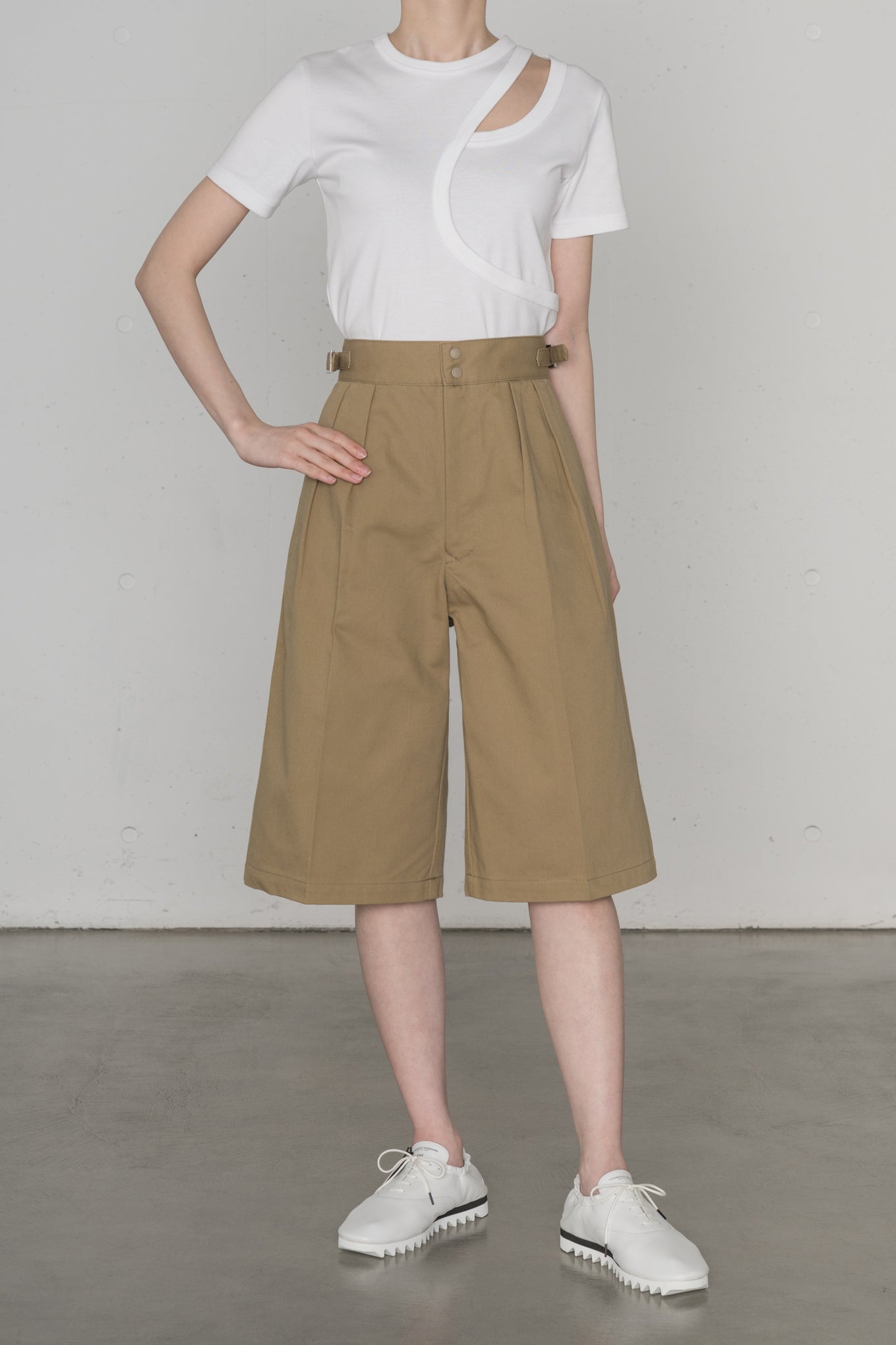 COTTON GURKHA SHORTS