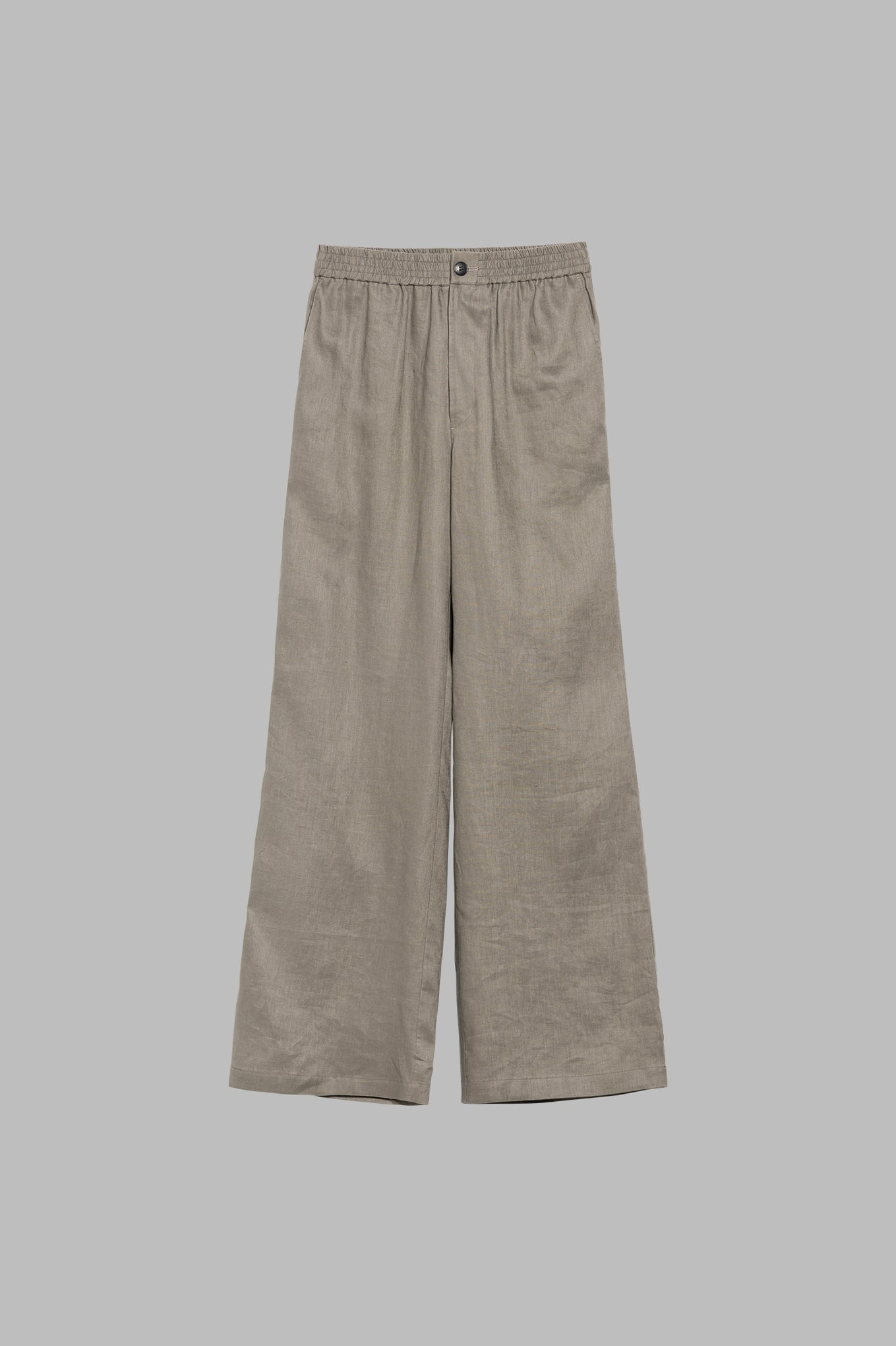 LINEN WIDE-LEG PANTS