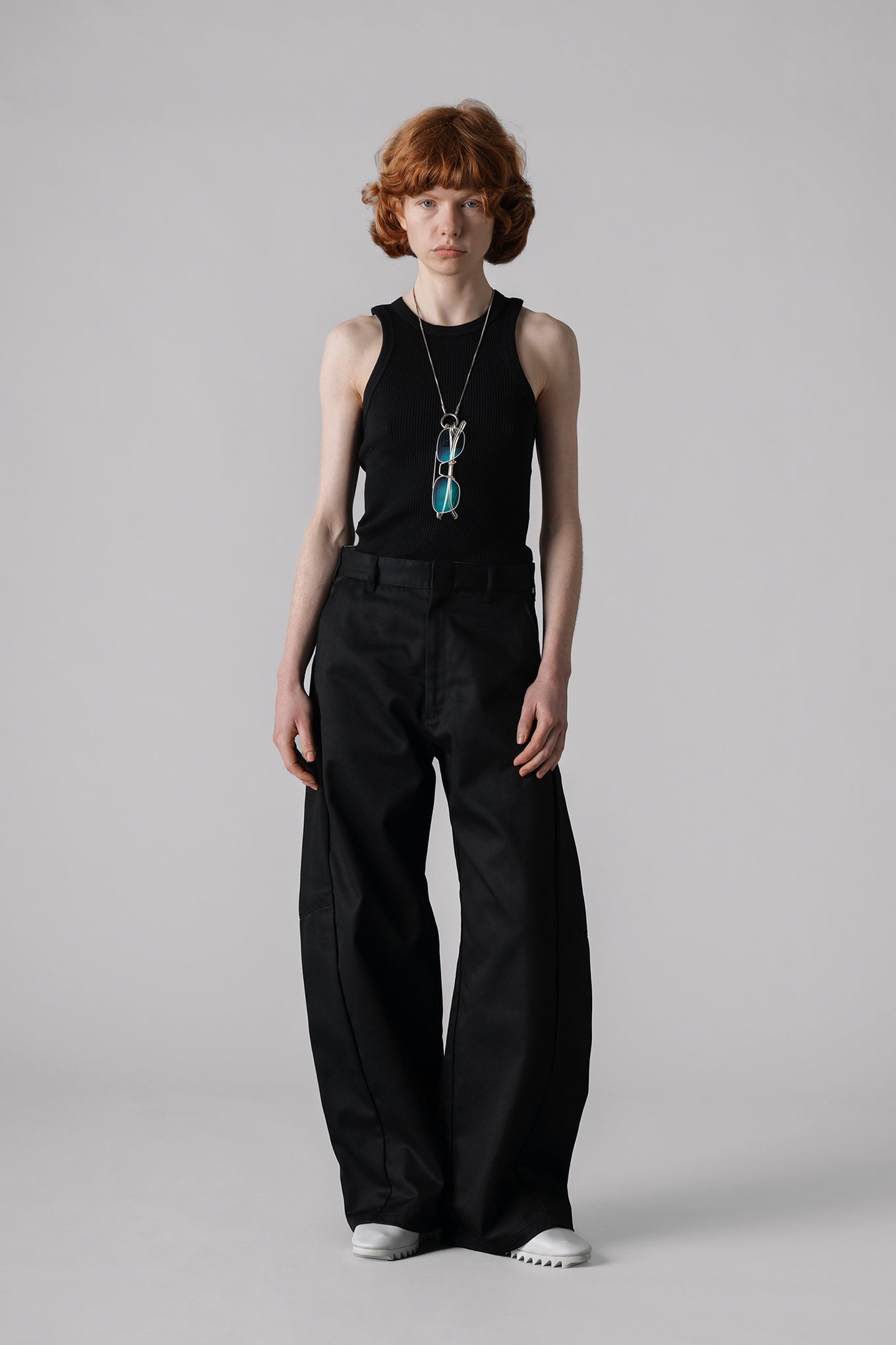 パンツ HYKE 26SS T/C BARREL-LEG WORK PANTS T/C BARREL-LEG WORK PANTS – HYKE ONLINE STORE