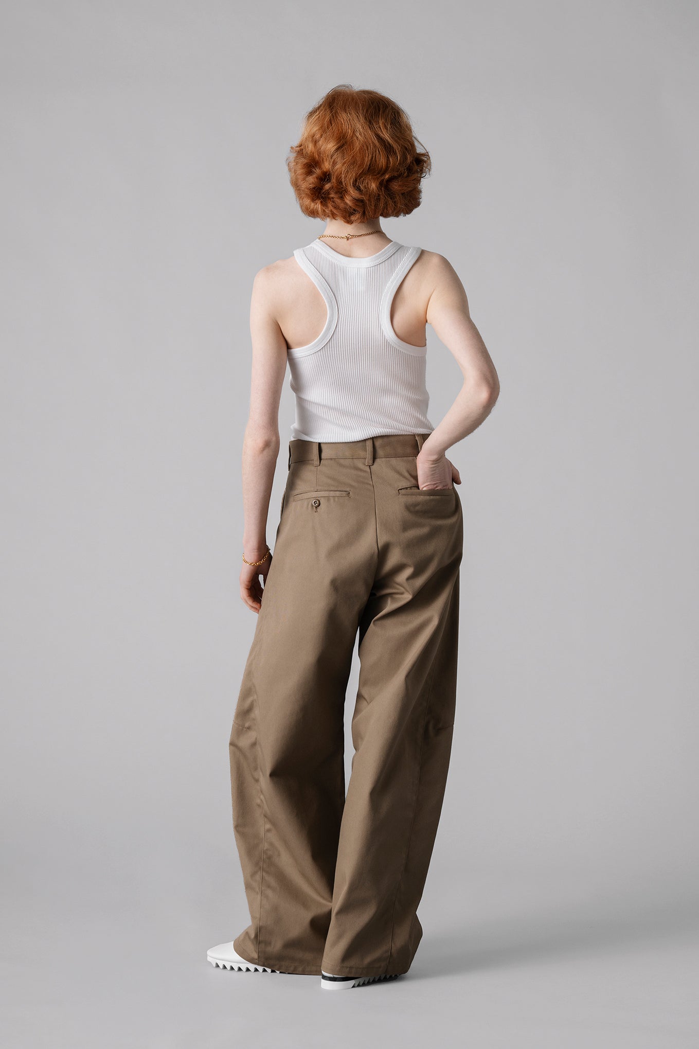 T/C BARREL-LEG WORK PANTS – HYKE ONLINE STORE