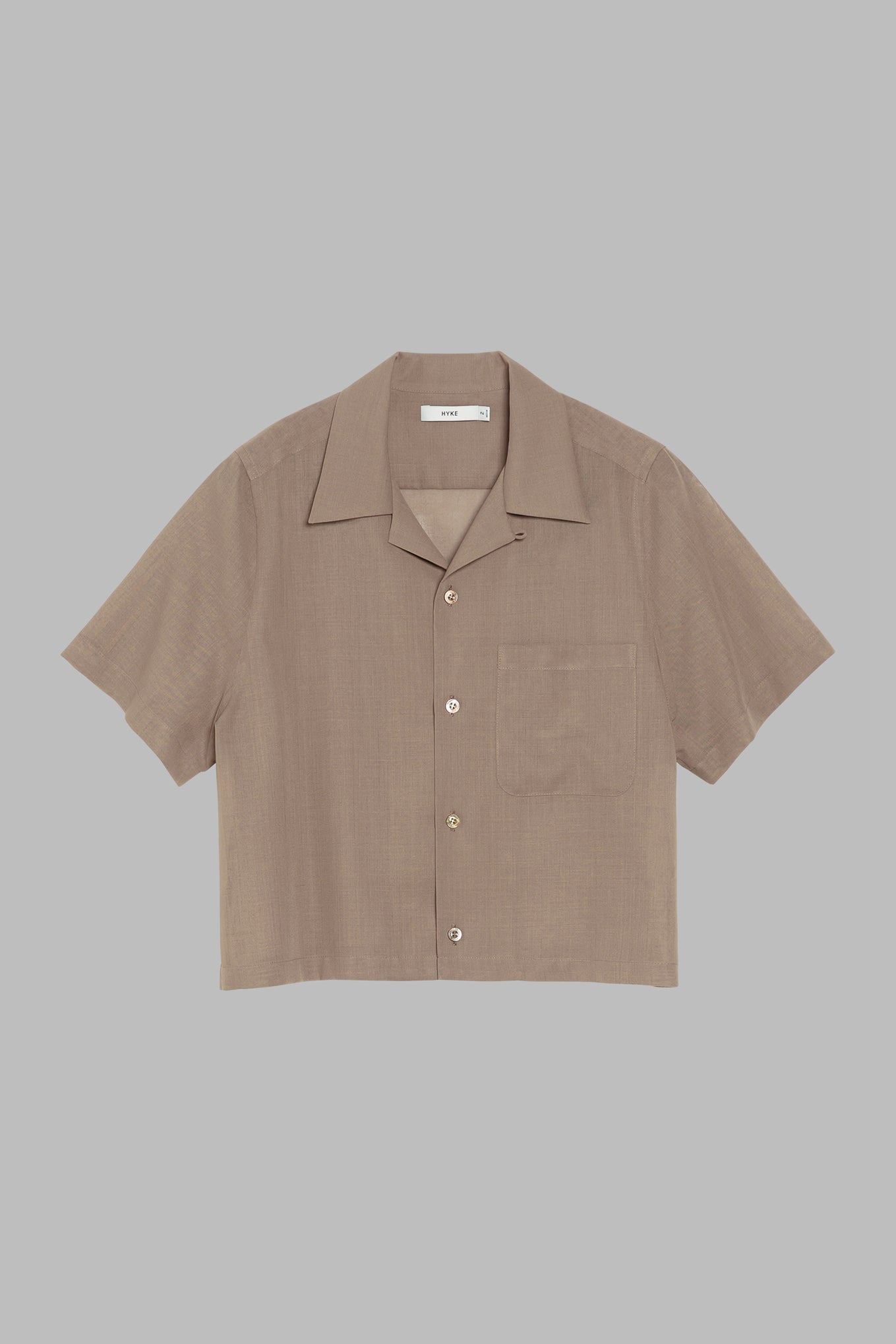 T/W VOILE CROPPED SHIRT