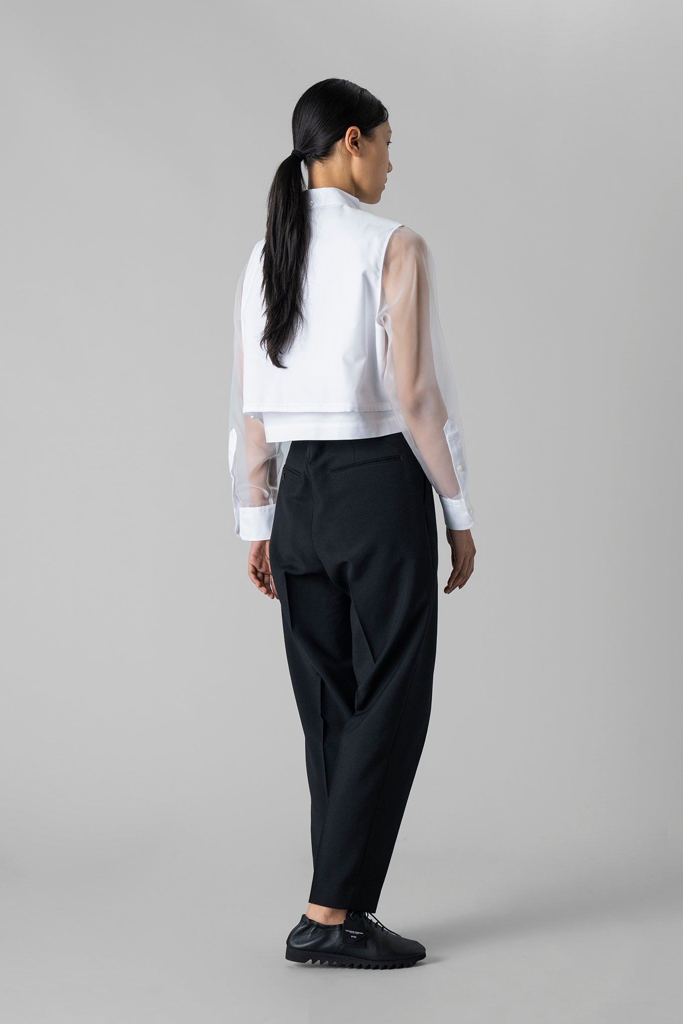 HYKE CHECKED SHEER SLEEVE SHIRT新品 OXFORD SHEER SLEEVE SHIRT – HYKE ONLINE STORE