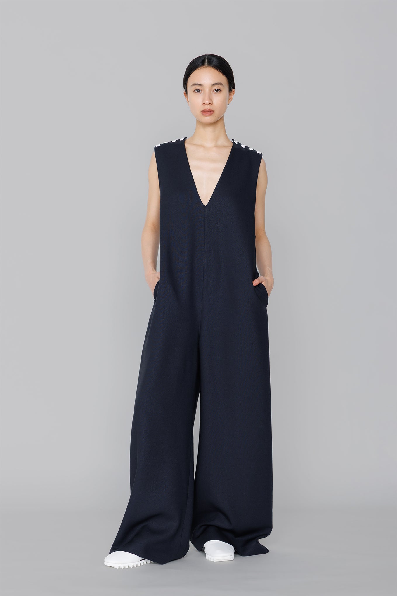 SAILOR V-NECK JUMPSUIT