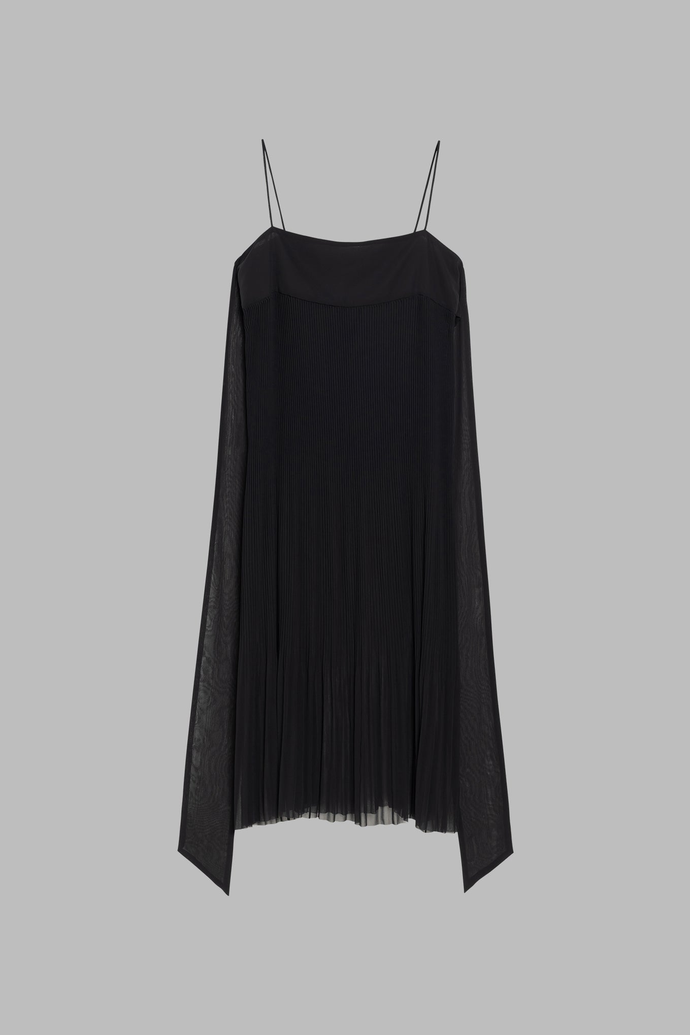 PLEATED SLIP DRESS