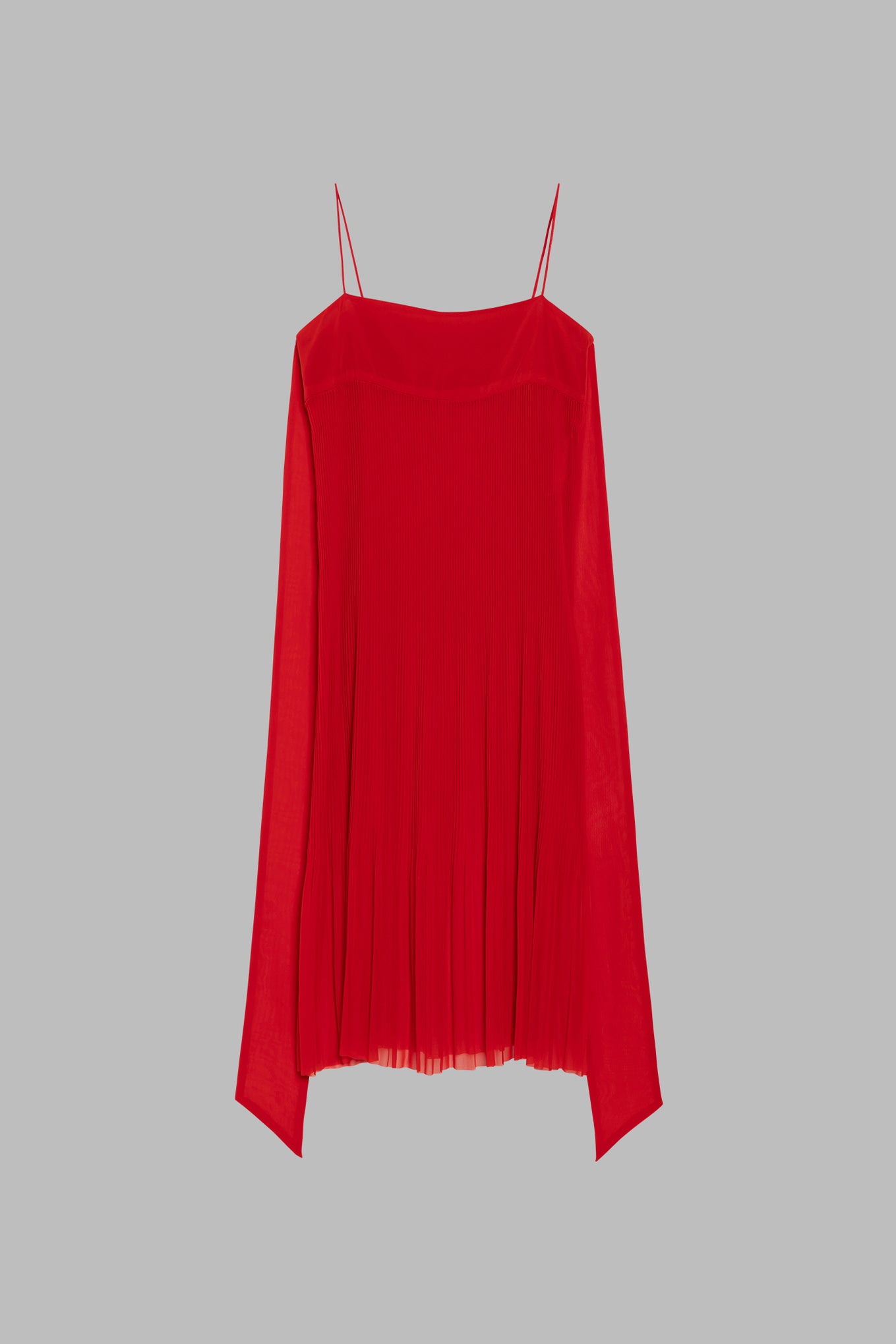 PLEATED SLIP DRESS