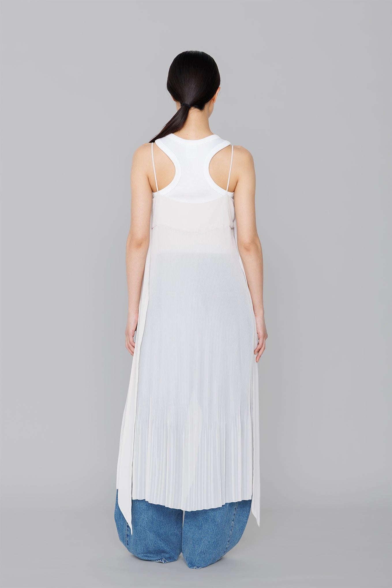 PLEATED SLIP DRESS – HYKE ONLINE STORE