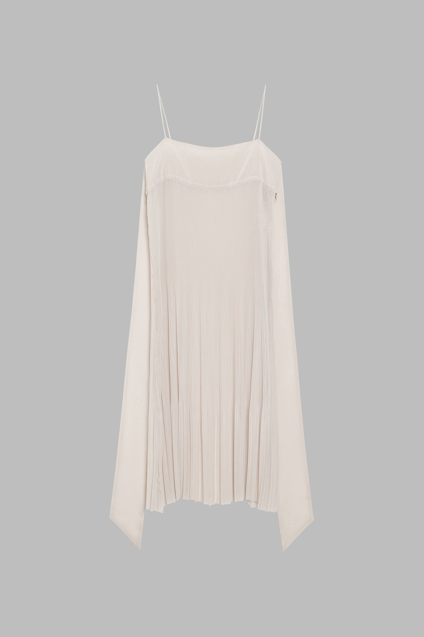 PLEATED SLIP DRESS