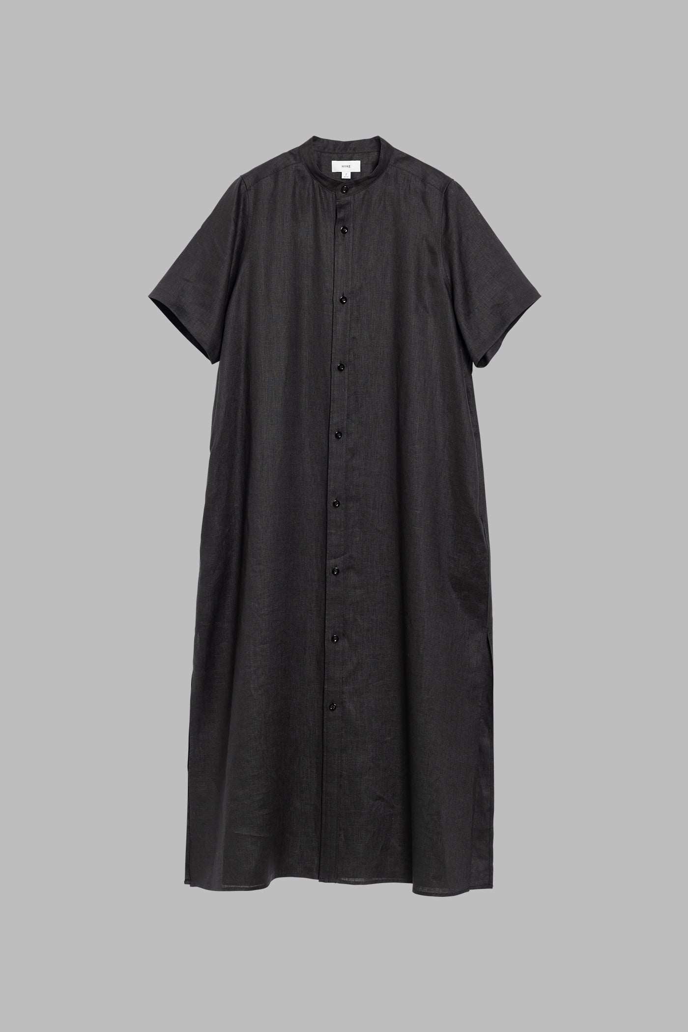 ワンピース HYKE LINEN BALLOON SLEEVE MAXI DRESS HYKE【ハイク】LINEN BALLOON SLEEVE MAXI DRESS (16165 / BLACK