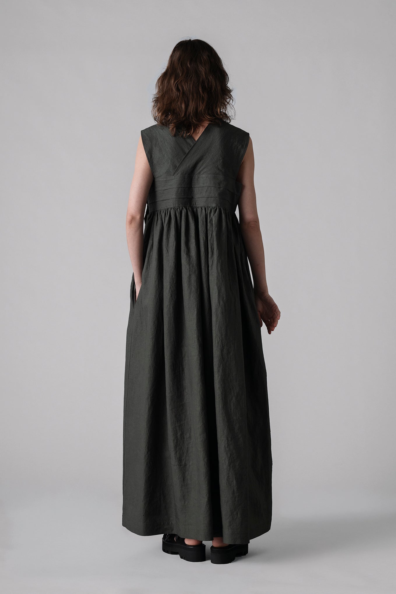 LINEN MAXI DRESS