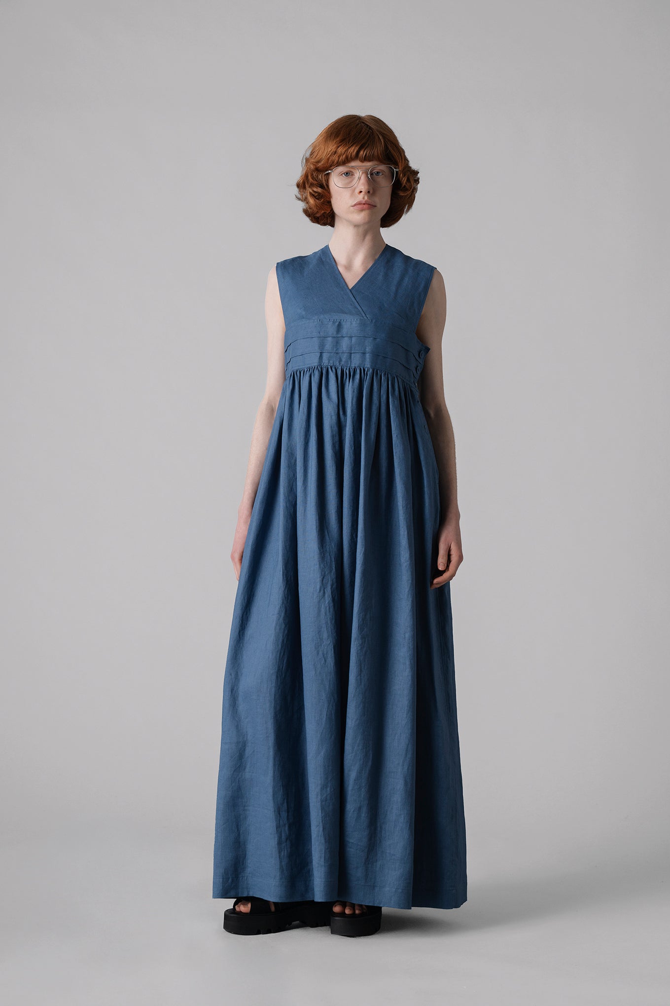 LINEN MAXI DRESS