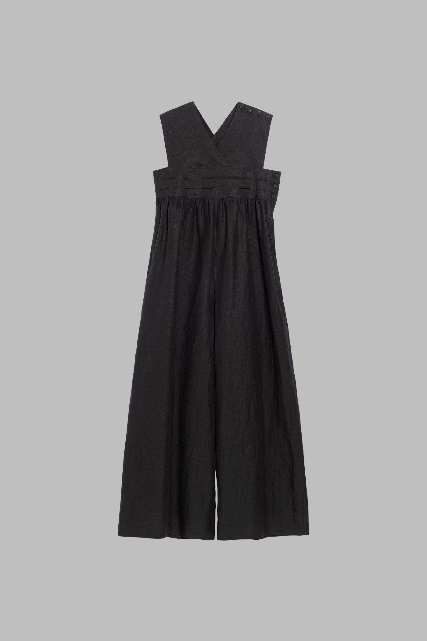 サロペット・オーバーオール・オールインワン HYKE SAILOR V-NECK JUMPSUIT NAVY HYKE SAILOR V-NECK JUMPSUIT NAVY