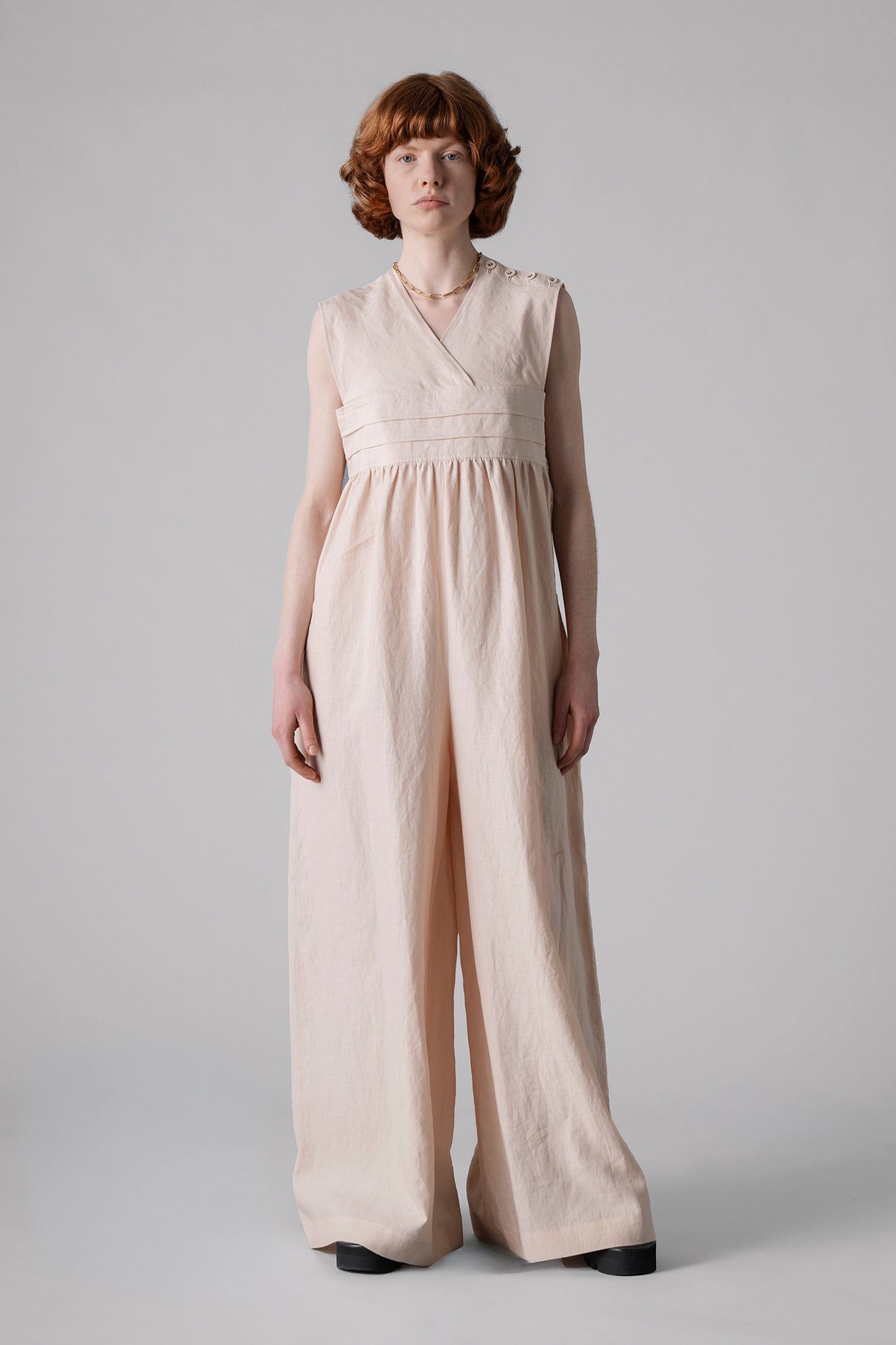 LINEN JUMPSUIT