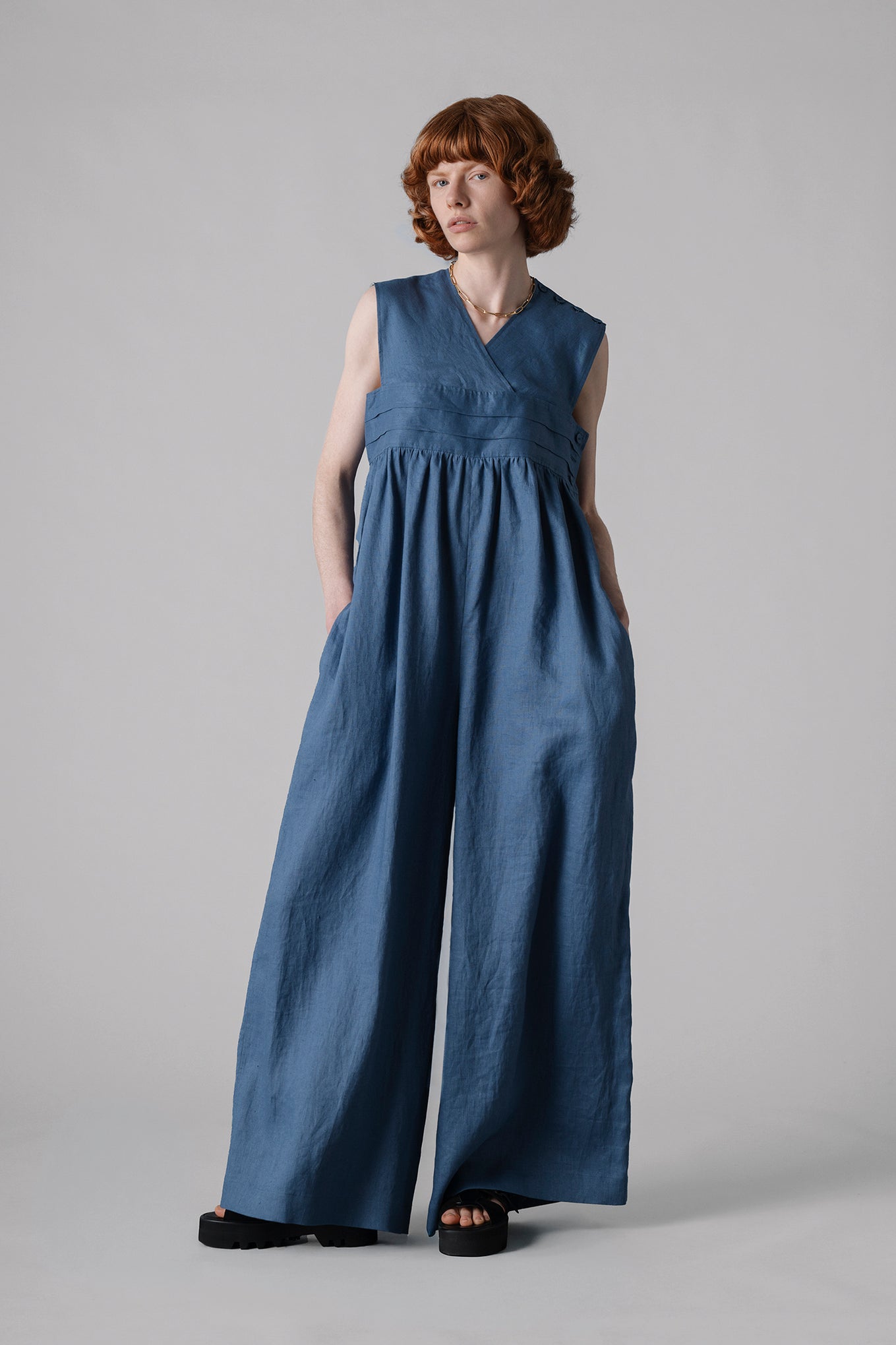 LINEN JUMPSUIT