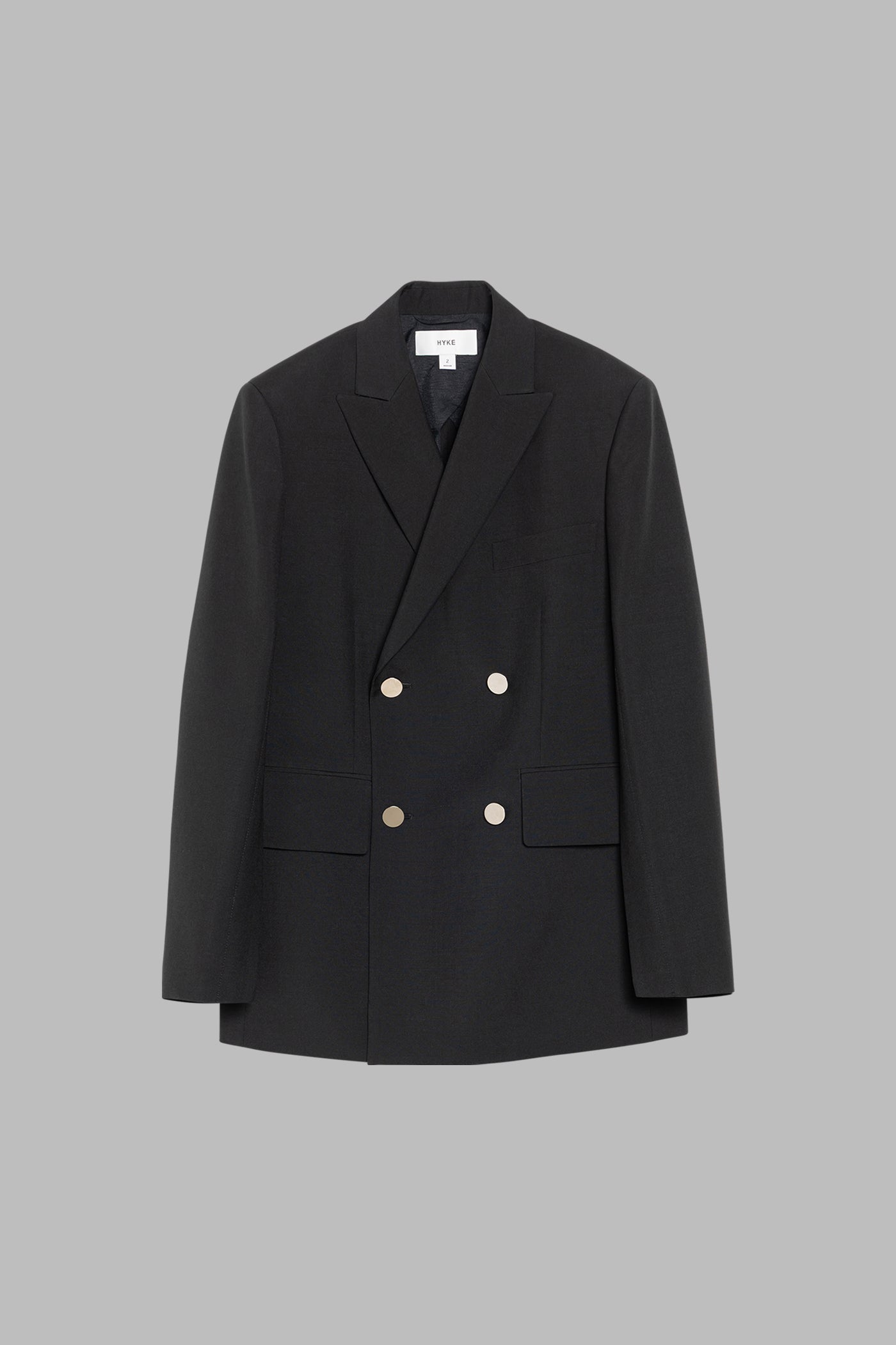 W/M DOUBLE-BREASTED BLAZER – HYKE ONLINE STORE
