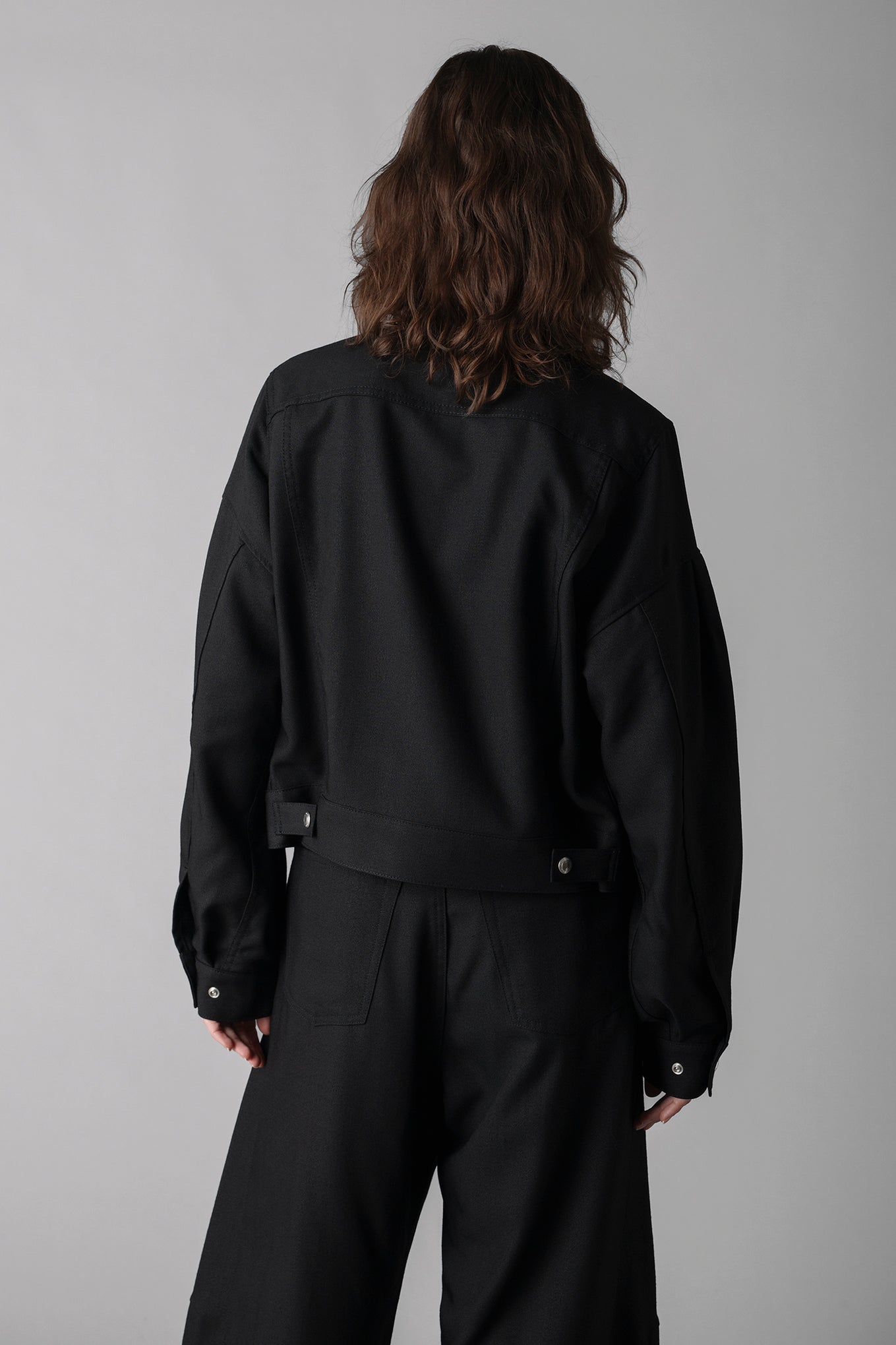 HYKE×Edition TYPE BALLOON SLEEVE JACKET OXFORD BALLOON SLEEVE JACKET TYPE 3 / REGULAR FIT – HYKE ONLINE STORE
