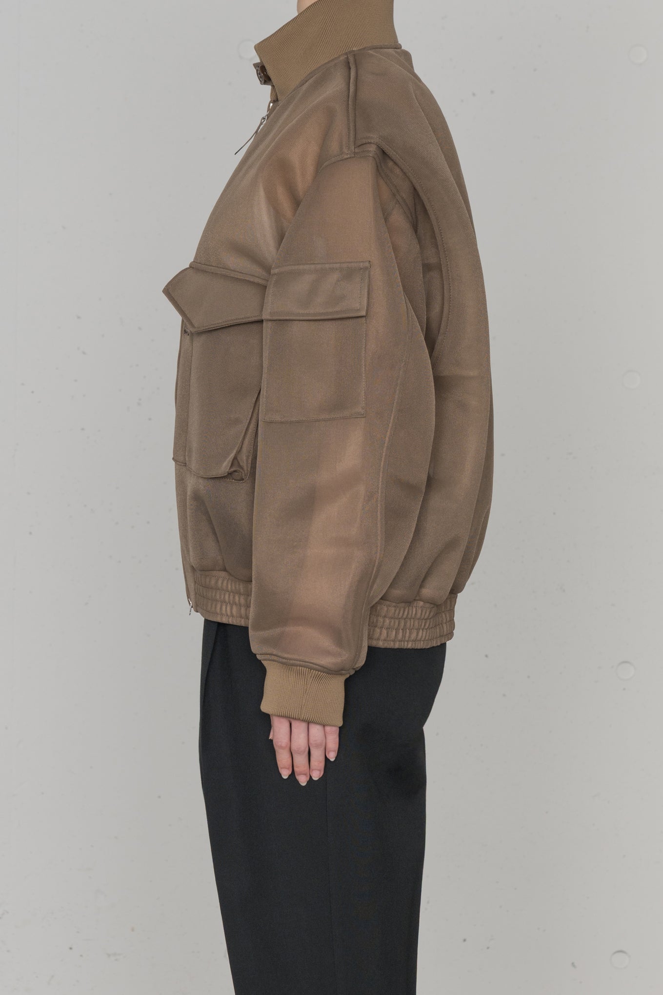SHEER WEP JACKET – HYKE ONLINE STORE