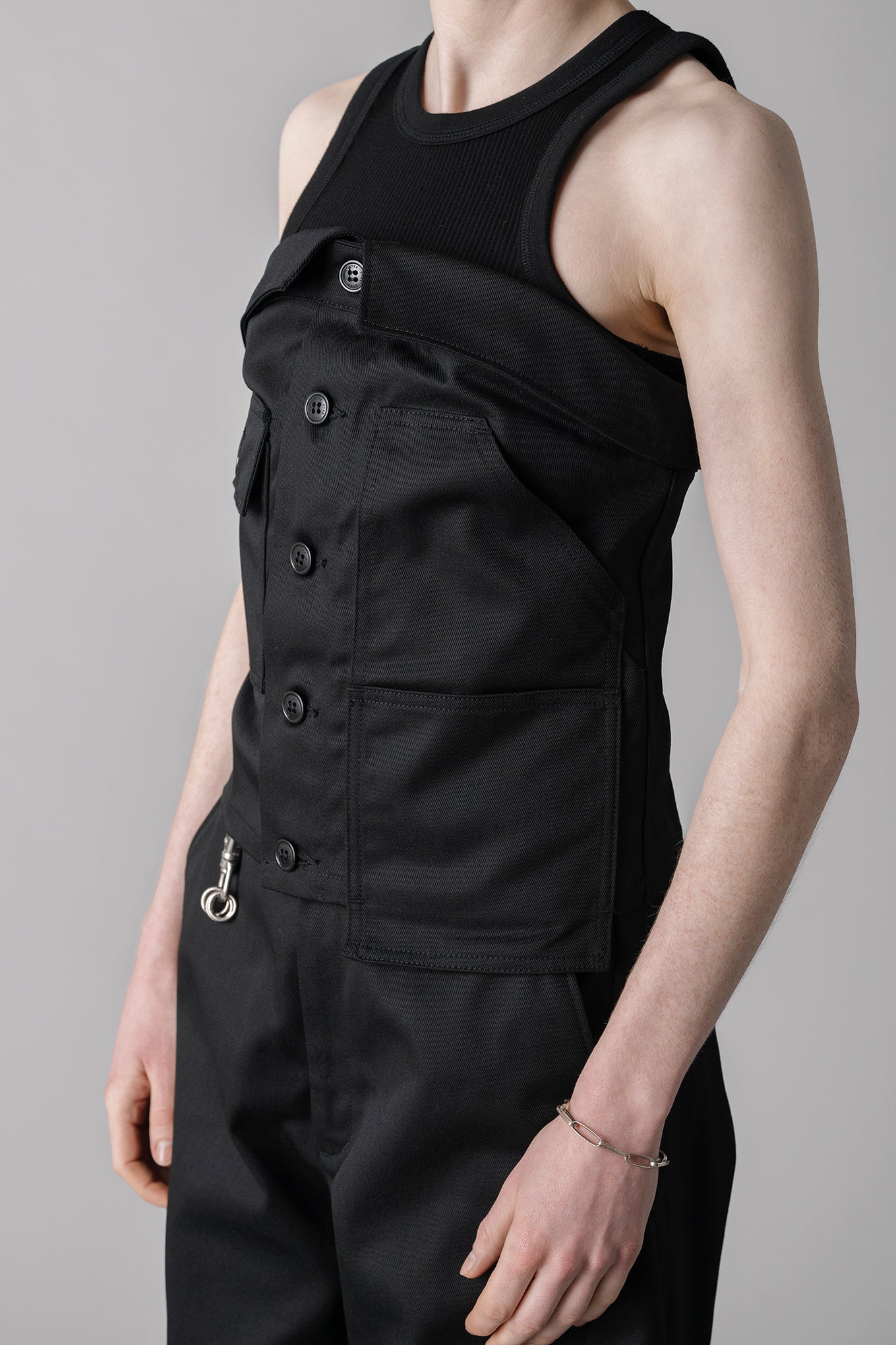 T/C WORK STRAPLESS TOP – HYKE ONLINE STORE