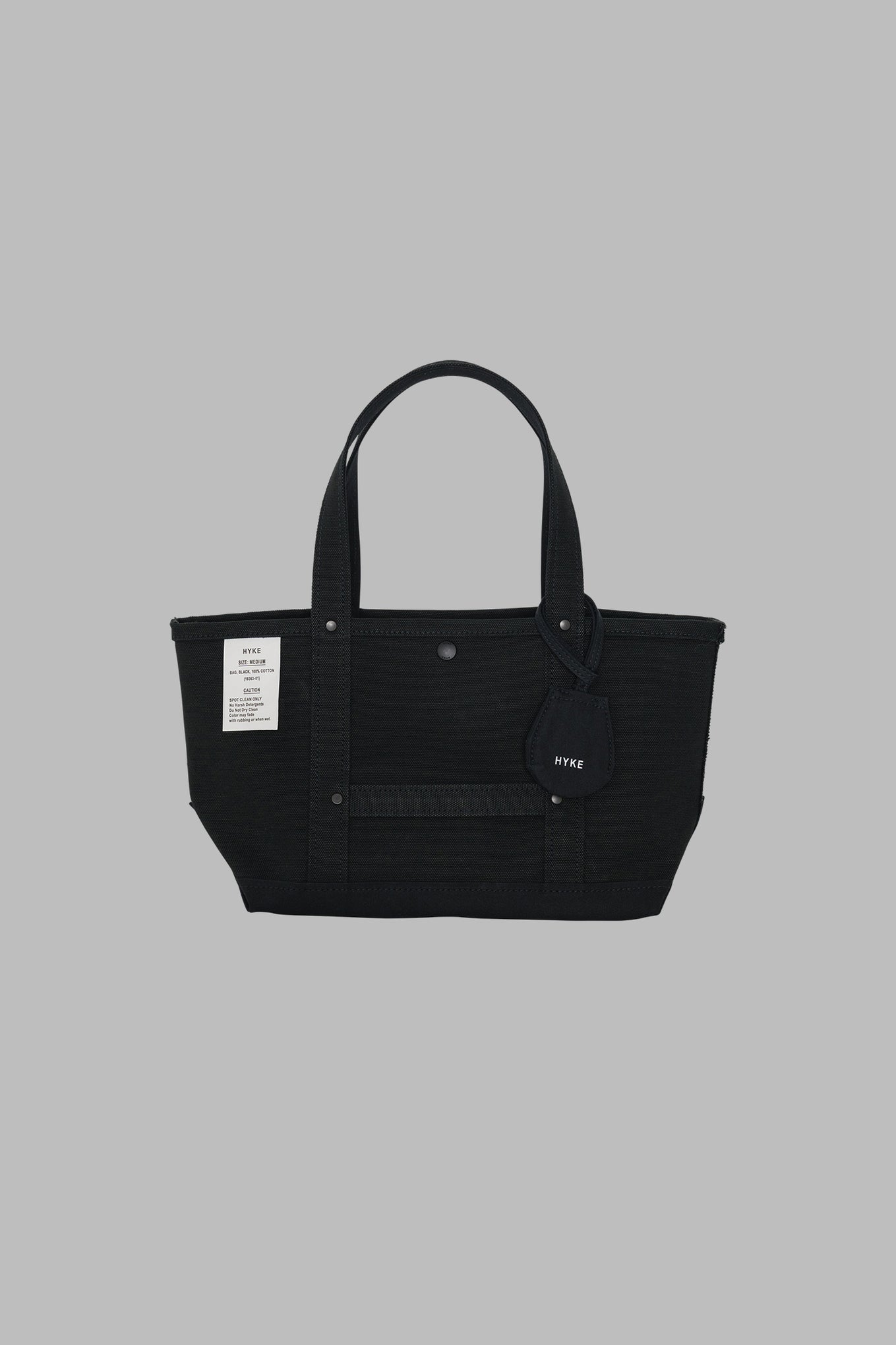新品未使用26SS HYKE Tote Bag Black Medium TOTE BAG(MEDIUM) – HYKE ONLINE STORE