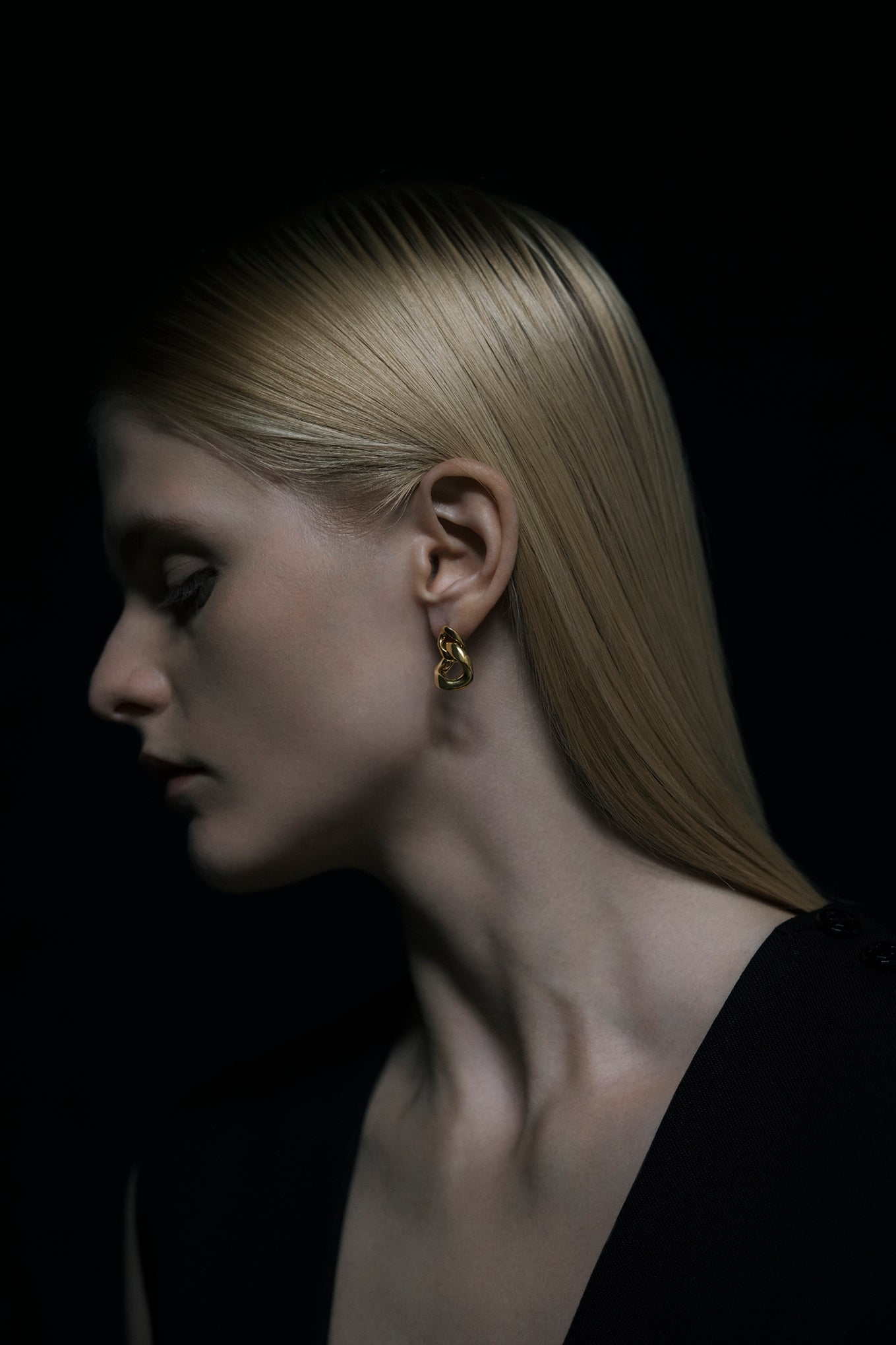 LINKED CHAIN EARRINGS<br>END CUSTOM JEWELLERS × HYKE