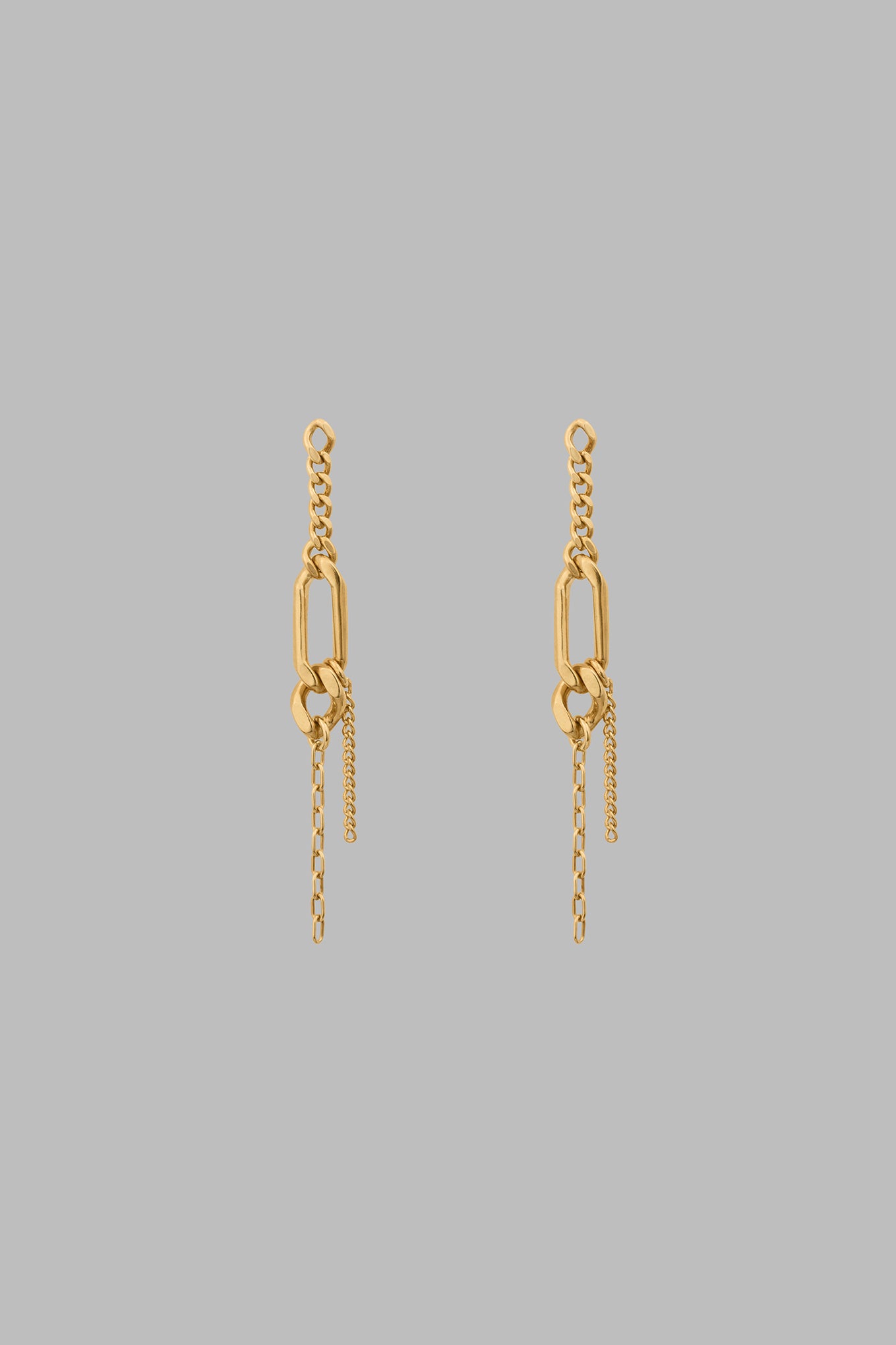 MULTI-CHAIN DROP EARRINGS<br>END CUSTOM JEWELLERS × HYKE