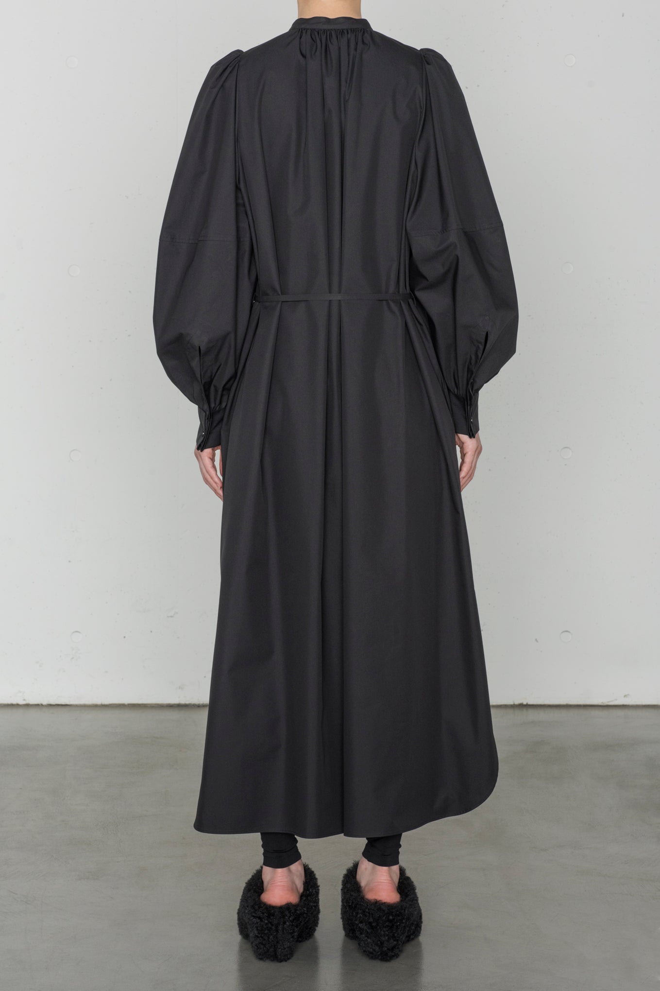 T/C BALLOON SLEEVE DRESS