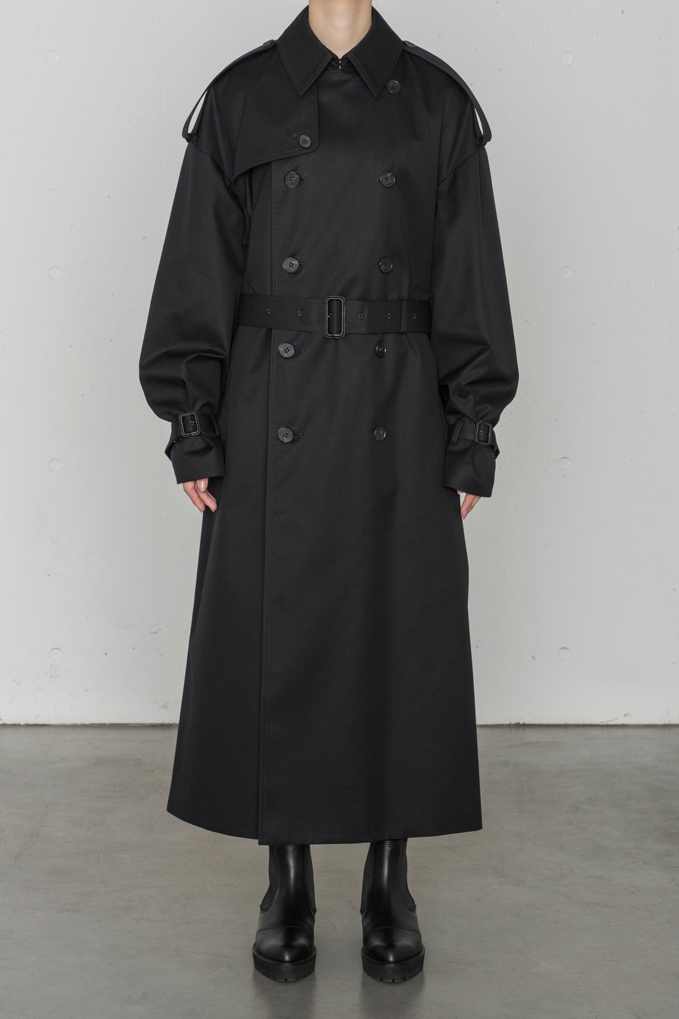 TRENCH COAT / BIG FIT – HYKE ONLINE STORE