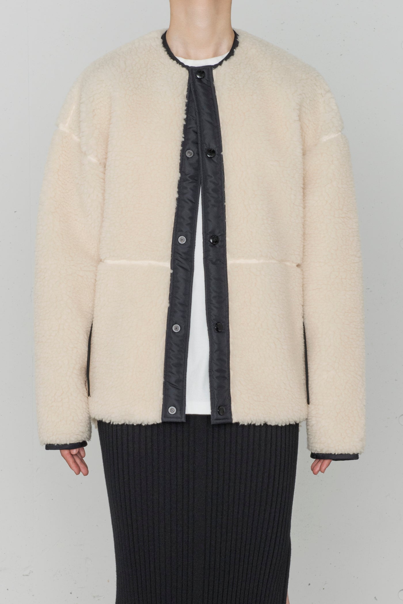 FAUX SHEARLING JACKET – HYKE ONLINE STORE