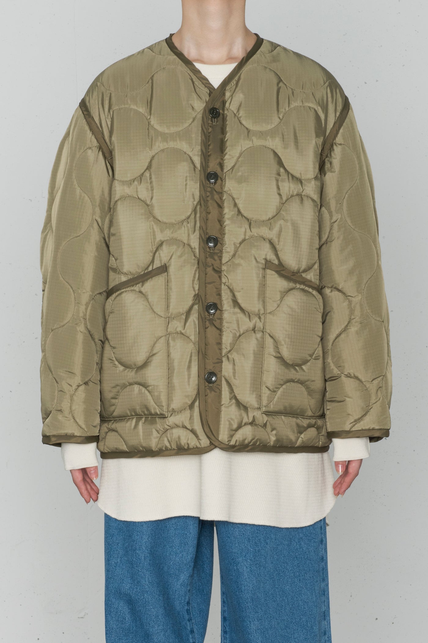 QUILTED LINER JACKET – HYKE ONLINE STORE