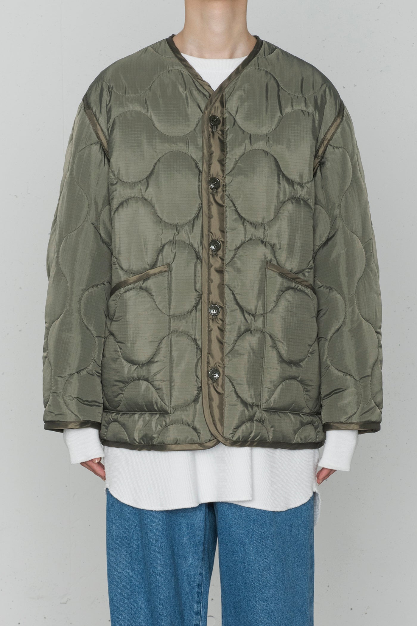 QUILTED LINER JACKET – HYKE ONLINE STORE