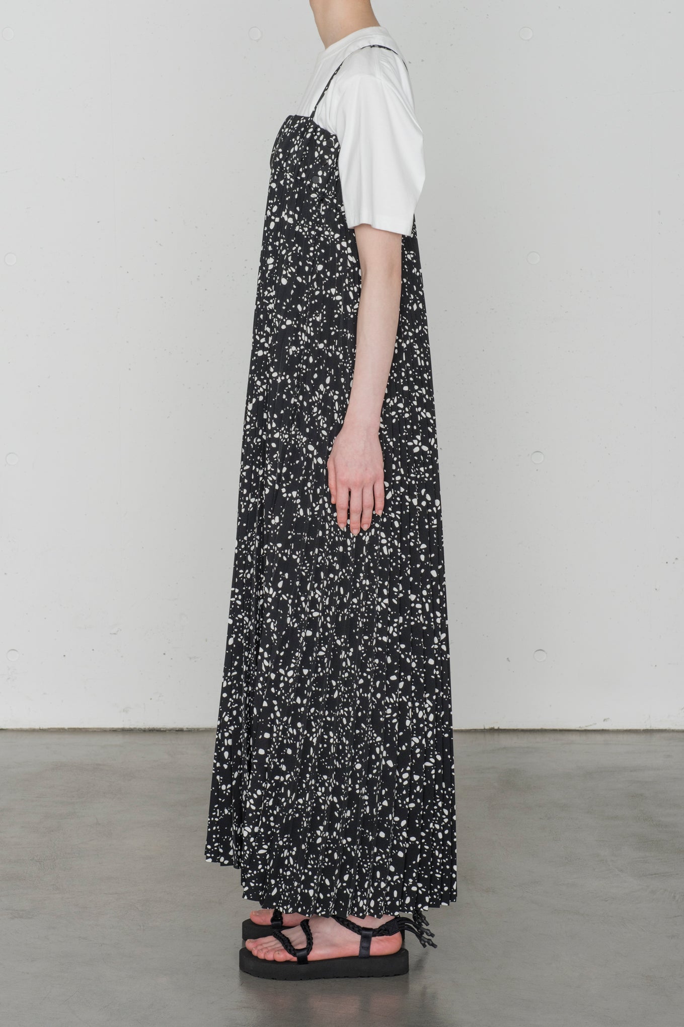 変更OK HYKE 23ss Pebble printed maxi dress | webelieveunited.com