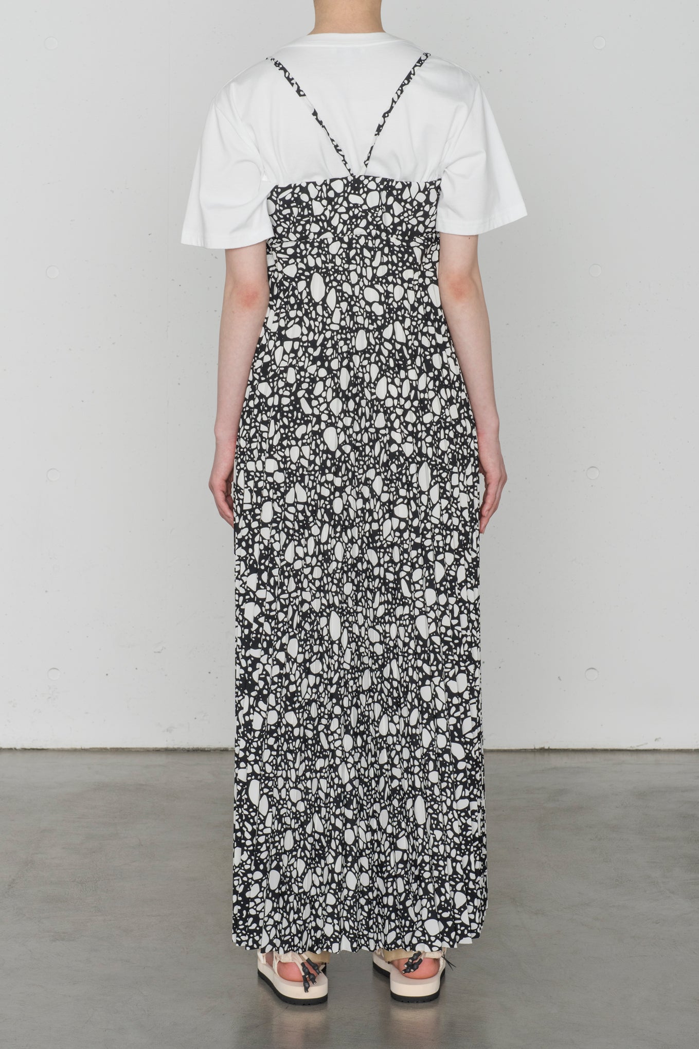 変更OK HYKE 23ss Pebble printed maxi dress | ochge.org