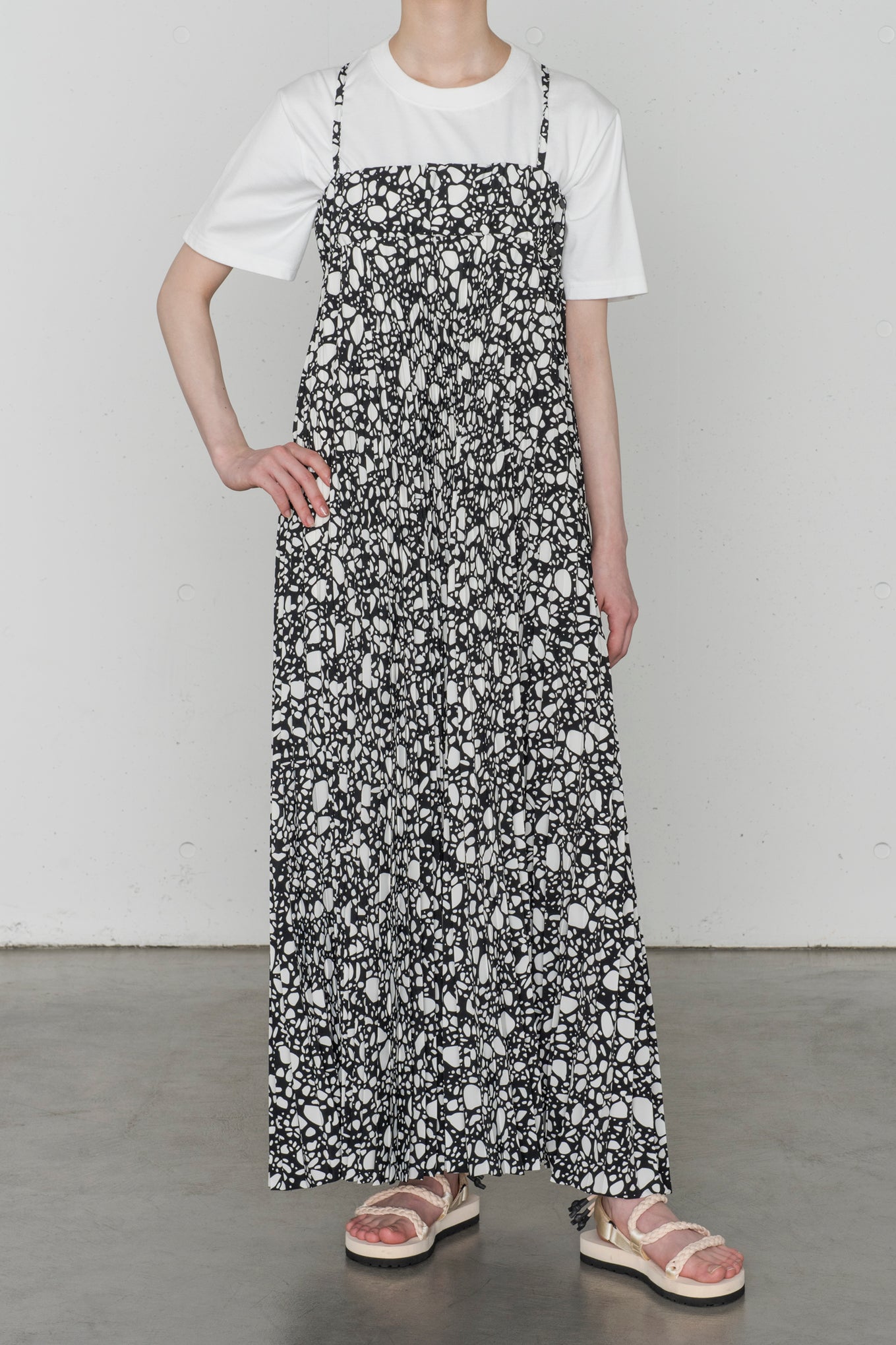 HYKE ハイク PEBBLE PRINTED MAXI DRESS 値下げok