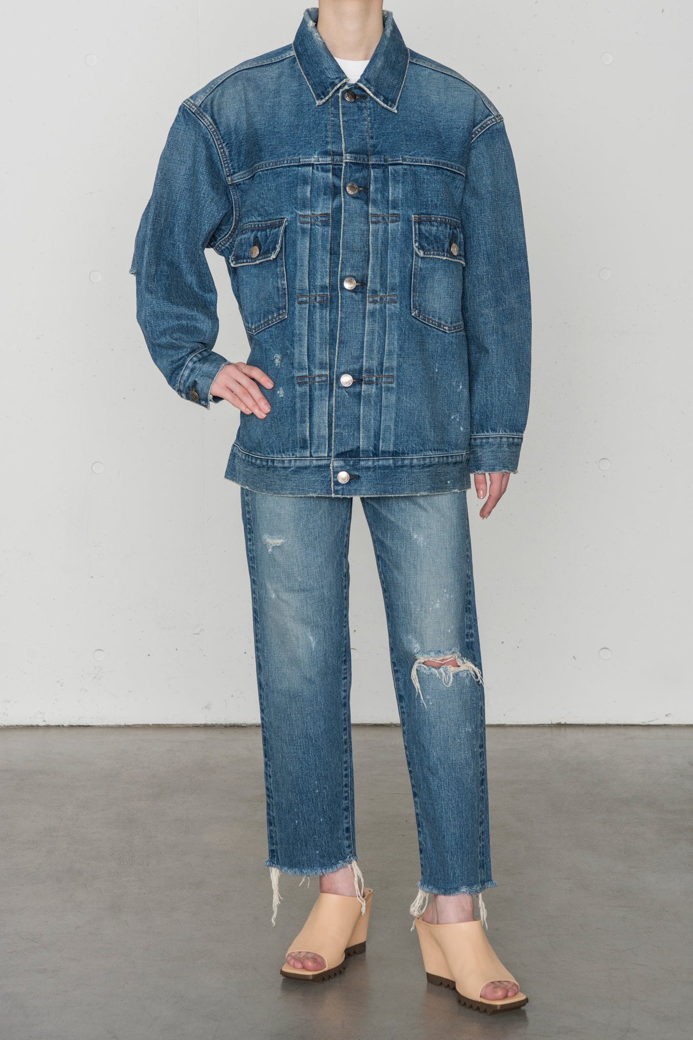 DENIM JACKET TYPE2 / BIG FIT – HYKE ONLINE STORE